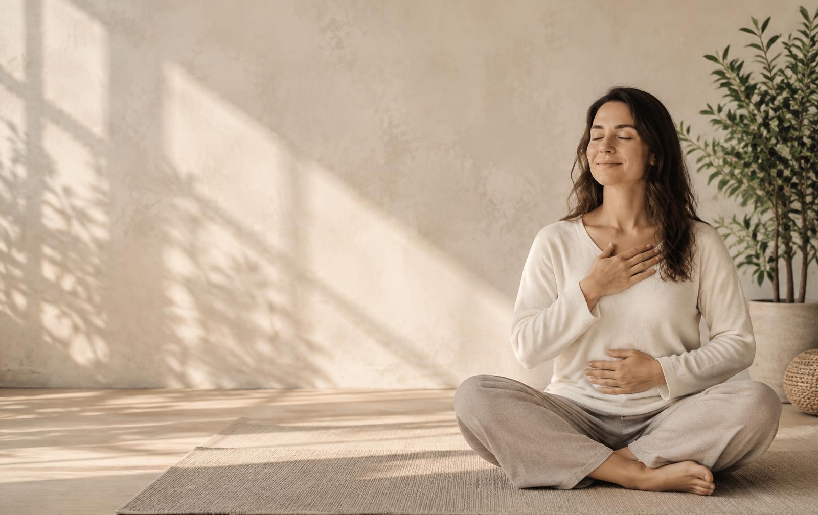 A gentle pause to notice the breath